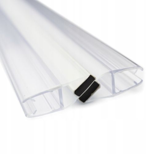 2x USZCZELKA DO KABINY PRYSZNICOWEJ MAGNETYCZNA 45° 90° SZYBA 5 6MM 185CM na Arena.pl