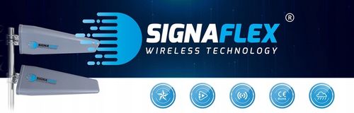 ANTENA DUAL DO ROUTERA WZMACNIACZA TELEFONU INTERNETU GSM LTE 3G 4G 2x23dB na Arena.pl