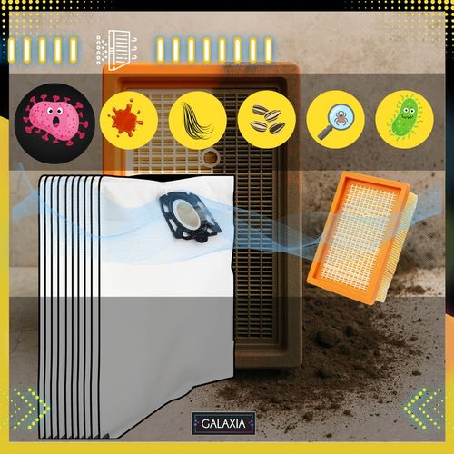 10x Worki do odkurzacza KARCHER WD4 WD5 WD6 MV4 MV5 MV6 SE 5.1000 + na Arena.pl