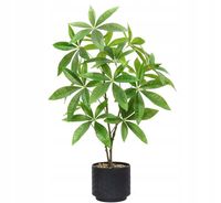 SZTUCZNA Roślina PACHIRA W DONICZCE REALISTYCZNA 60cm KRZACZEK PIĘKNA