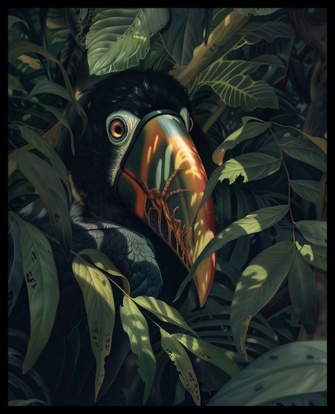 Plakat 40x50cm Skryty Tukan zdjęcie 2