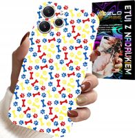 ETUI DO XIAOMI REDMI 12 4G - ŁAPKI KOŚCI PIES PATROL BAJKI + SZKŁO