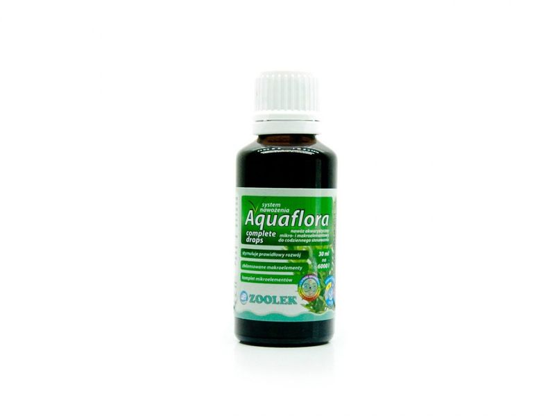 ZOOLEK Aquaflora complete drops kompletny nawóz zdjęcie 1