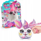 Projekt Plusz Fryzurki - Plusz z ręcznym aerografem RÓŻYCZKA