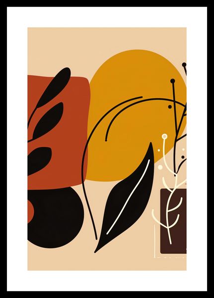 Plakat 53x81cm Ciepłe Kontury zdjęcie 3