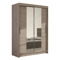 Szafa przesuwna Miami II z lustrem 120cm - pojemna garderoba - TRUFLA