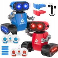 Zdalnie sterowane roboty LED Tańczące 2szt dla dzieci