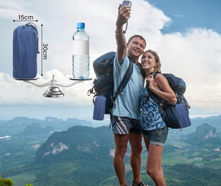 MATA SAMOPOMPUJĄCA KARIMATA 200x70x10CM Z PODUSZKĄ zdjęcie 4