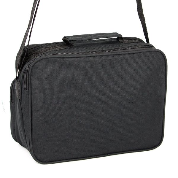 torba męska z nylonu sanchez - czarna zdjęcie 2