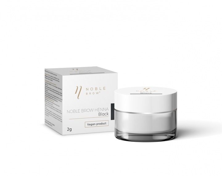 Henna pudrowa do brwi Noble Brow - Black zdjęcie 1