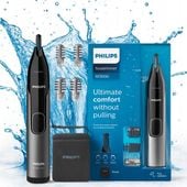 PHILIPS TRYMER do nosa, uszu i brwi precyzyjny+ etui + bateria
