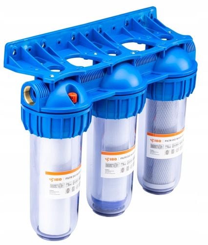 FILTR DO WODY WSTĘPNY KORPUS OBUDOWA FI 1'' GW 3-STOPNIOWY +WKŁADY na Arena.pl