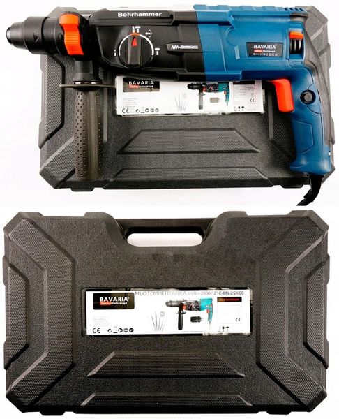 MŁOTOWIERTARKA 2800W SDS+ 2xGŁOWICA 16WIERTEŁ zdjęcie 10