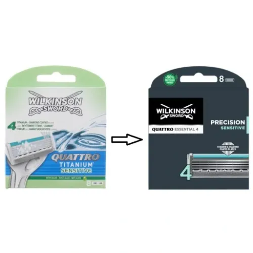 8 szt. wkłady Wilkinson Quattro Titanium Sensitive na Arena.pl