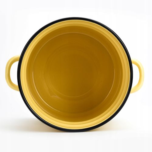 GARNEK EMALIOWANY 12 L Z POKRYWKĄ WZÓR DZIK DO GOTOWANIA POTRAW PRZETWORÓW na Arena.pl