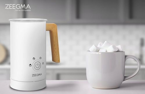 ELEKTRYCZNY SPIENIACZ do mleka Podgrzewacz KAWY PIANY LATTE BIAŁY 240ml na Arena.pl