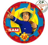 Opłatek na tort Strażak Sam