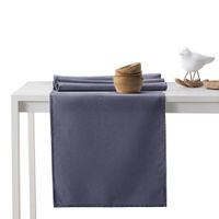 Zestaw obrus + bieżnik plamoodporny EMPIRE 115x250 + 30x250 lawendowy