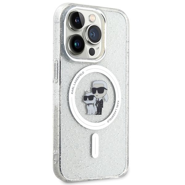 Etui Karl Lagerfeld do iPhone 15 Pro, Przezroczysty, MagSafe zdjęcie 4