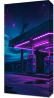 Obraz 30x60cm Moc Neonowej Nocy