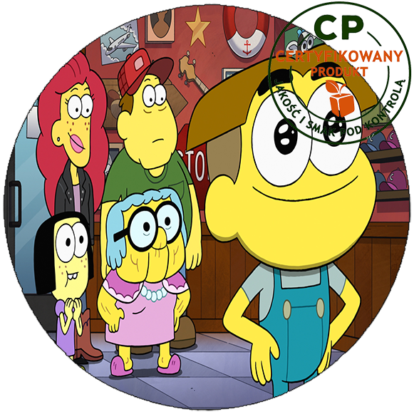 Opłatek na tort Greenowie zdjęcie 1