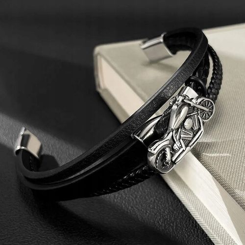 Bransoletka z Grawerem – Motocykl CHOPPER – Prezent dla Motocyklisty Biker na Arena.pl