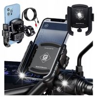 Uchwyt motocyklowy Kewig na telefon 5.4–7 szybkie ładowanie 36W USB-C PD