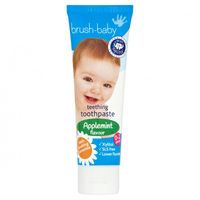 BRUSH-BABY Teething Toothpaste pasta z rumiankiem 0-2 lat 50ml jabłko-mięta