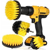 SZCZOTKI CZYSZCZĄCE NA WIERTARKĘ WKRĘTARKĘ PADY ZESTAW