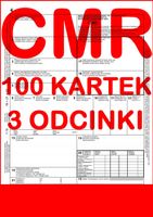 cmr list przewozowy 100 kartek - 3 odcinki - 33 komplety