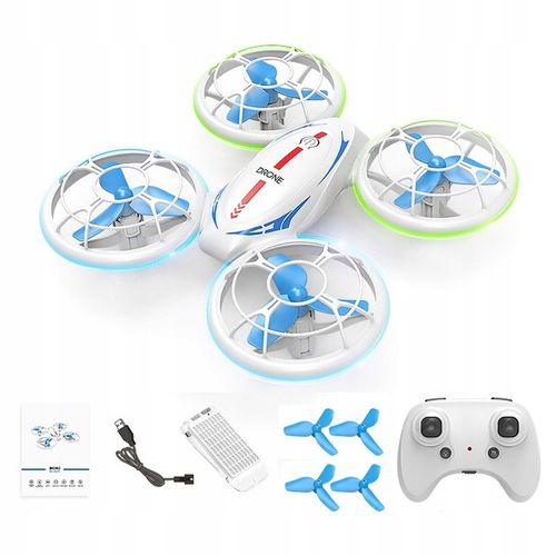 Dron RC Z Diodami LED Do Latania W Nocy Dla Dzieci Quadcopter Helikopter na Arena.pl