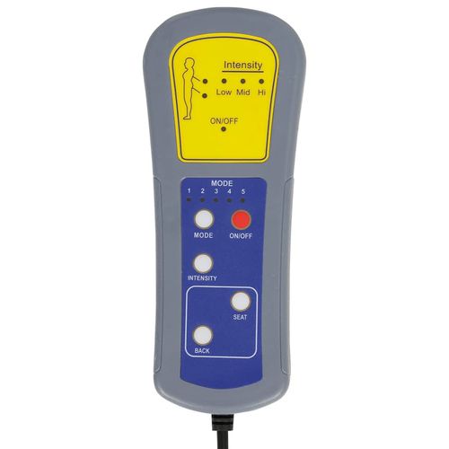 Szezlong masujący z poduszkami, jasnoszary, tkanina na Arena.pl