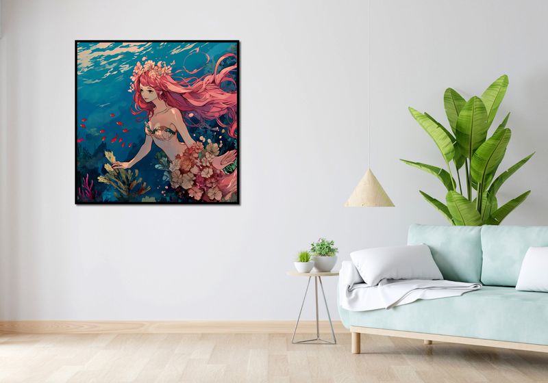 Plakat 100x100cm Nimfa Oceanu zdjęcie 4