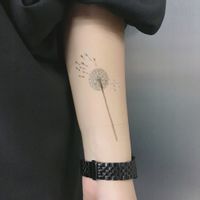 Tatuaż motyw kolorowy Wiosny czasowy Paperself