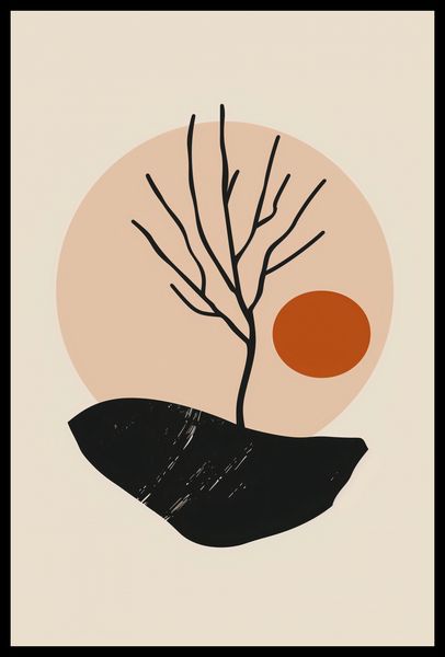 Plakat 40x60cm Nagie Drzewo zdjęcie 2