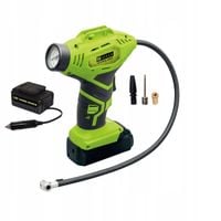 Pompka akumulatorowa samochodowa 6,8 bar kompresor do roweru materaca kół