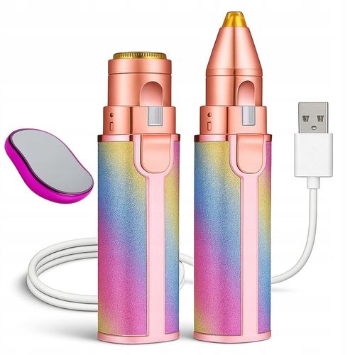 Golarka damska I trymer 2w1 do brwi twarzy i ciała I USB LED bez na Arena.pl