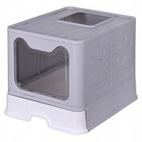 Kuweta dla kota zamknięta duża XL z szufladą i łopatką na żwirek DIAMENTIQ