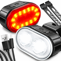 Oświetlenie rowerowe ŚWIATŁO TYLNE PRZEDNIE LAMPA MOC 800 lm akumulator