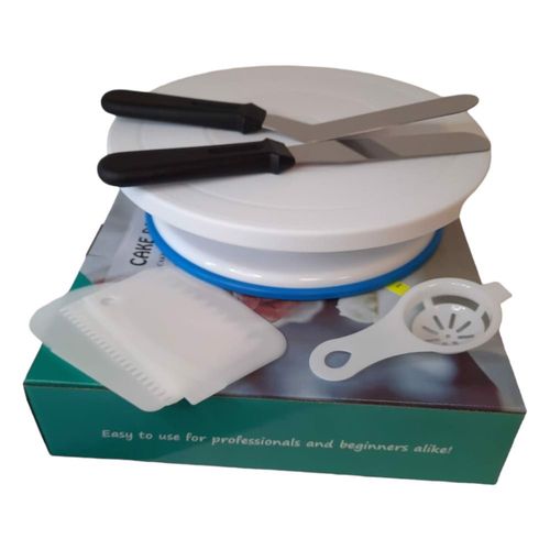 Obrotowa Patera do Tortów 28cm plus akcesoria na Arena.pl