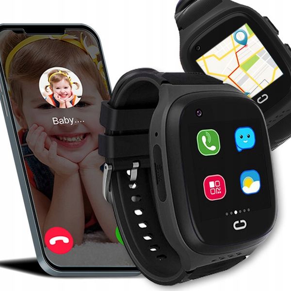 SMARTWATCH DLA DZIECI GPS SIM GRY PL SUPER JAKOŚĆ zdjęcie 1