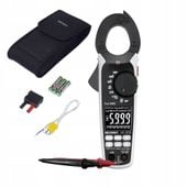 Miernik cęgowy MULTIMETR specjalistyczny WYŚWIETLACZ CAT III do 600 V 1000A