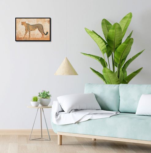 Plakat 45x30cm Gepard w Ruchu na Arena.pl