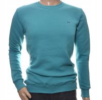 Męska bluza dresowa bez kaptura basic M gładka