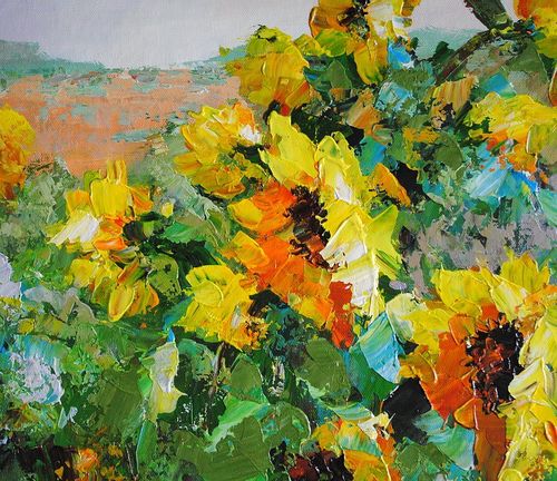 Słoneczniki (50x70cm) na Arena.pl