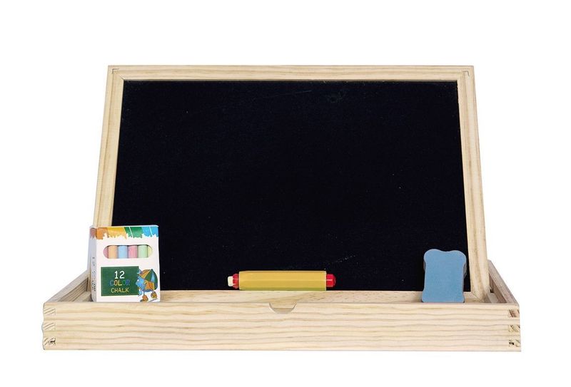 Drewniana wielofunkcyjna tablica edukacyjna 2w1 zdjęcie 5