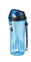 Butelka sportowa z rurką 550 ml - niebieska, Tritan LocknLock ABF628B