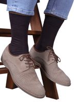 Skarpety męskie z modalu skarpetki eleganckie ze wzorem brąz 39-42 YOCLUB