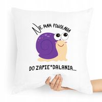 Poduszka Zabawny Prezent Nie Mam Powołania Z Nadrukiem Ze Zdjęciem