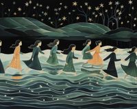 Plakat 50x40cm Nocna Procesja